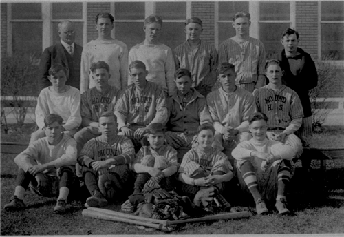 MCHS Championship baseball team 1928 