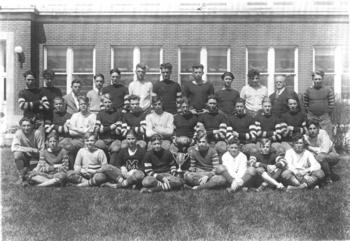 MCHS District Football Championship Team, 1928 