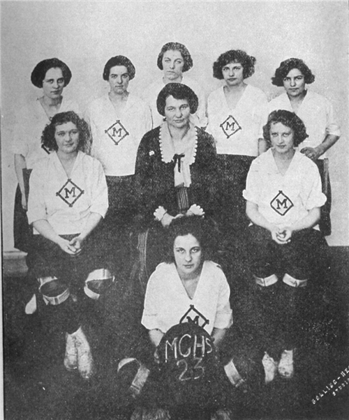  Girls basketball team 1922-1923