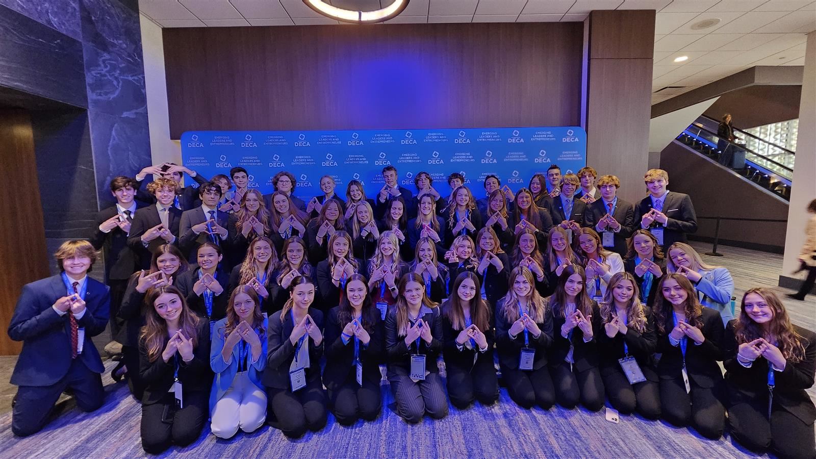  Westonka DECA members at state conference