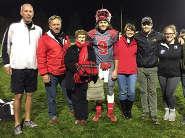 Dahl family at Homecoming 