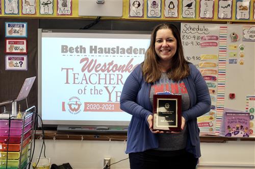  2021 Westonka Teacher of the Year Beth Hausladen